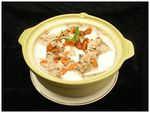 砂锅山药烩羊肉片