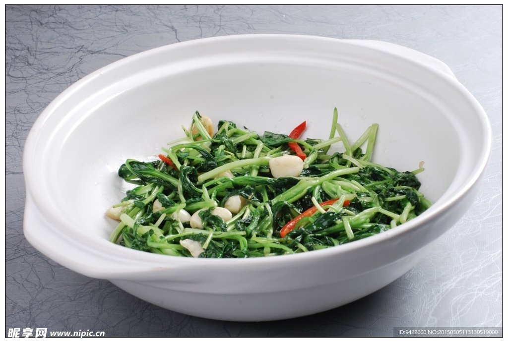 煲炒鸡毛菜