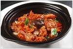 砂煲焗三黄鸡