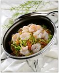 虾仁粉丝包菜煲