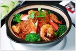 热菜干捞粉丝煲