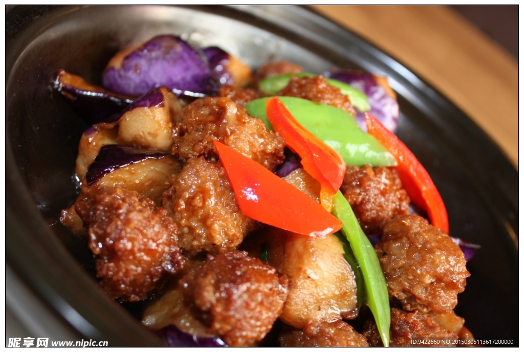 肉丸茄子煲