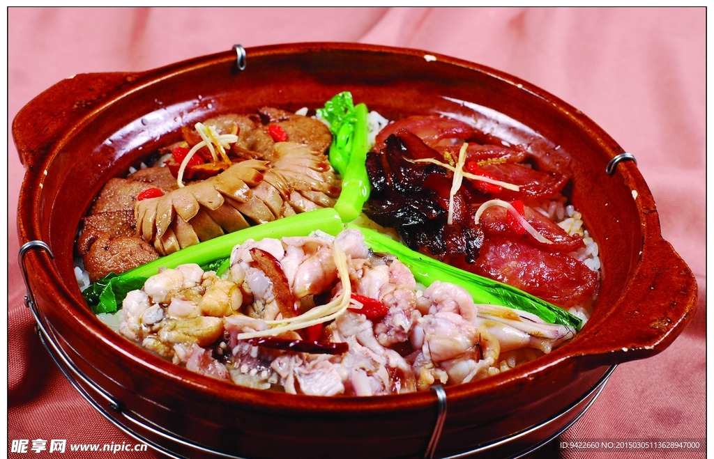三色煲仔饭