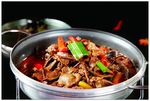 茶树菇煲罗干肉