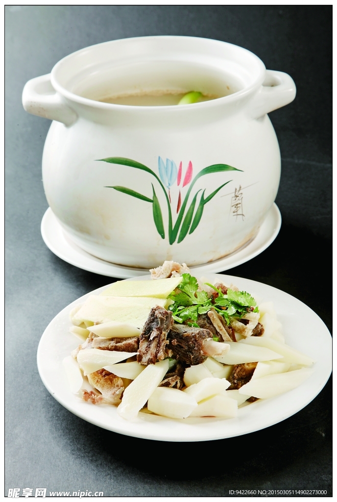 山药煲牛尾