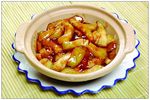 咸鱼鸡粒茄子煲