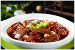 鸭血肥肠煲