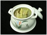 竹笋花鸡煲
