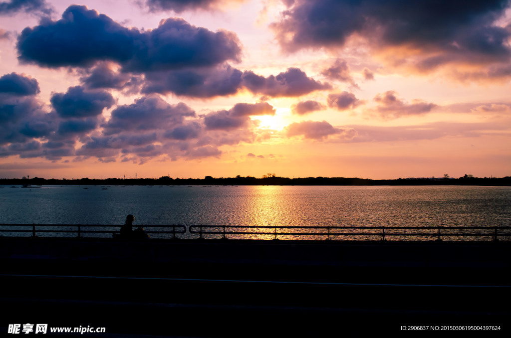 巴厘岛夕阳风光