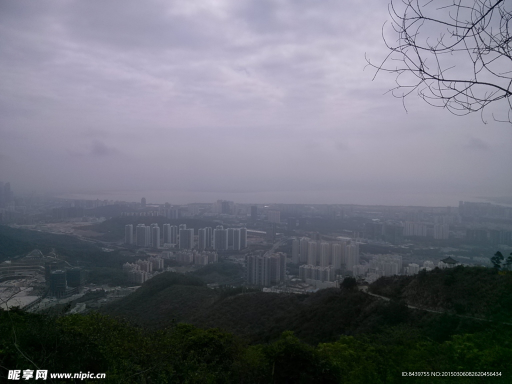 城市鸟瞰图片