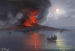 维苏威火山爆发