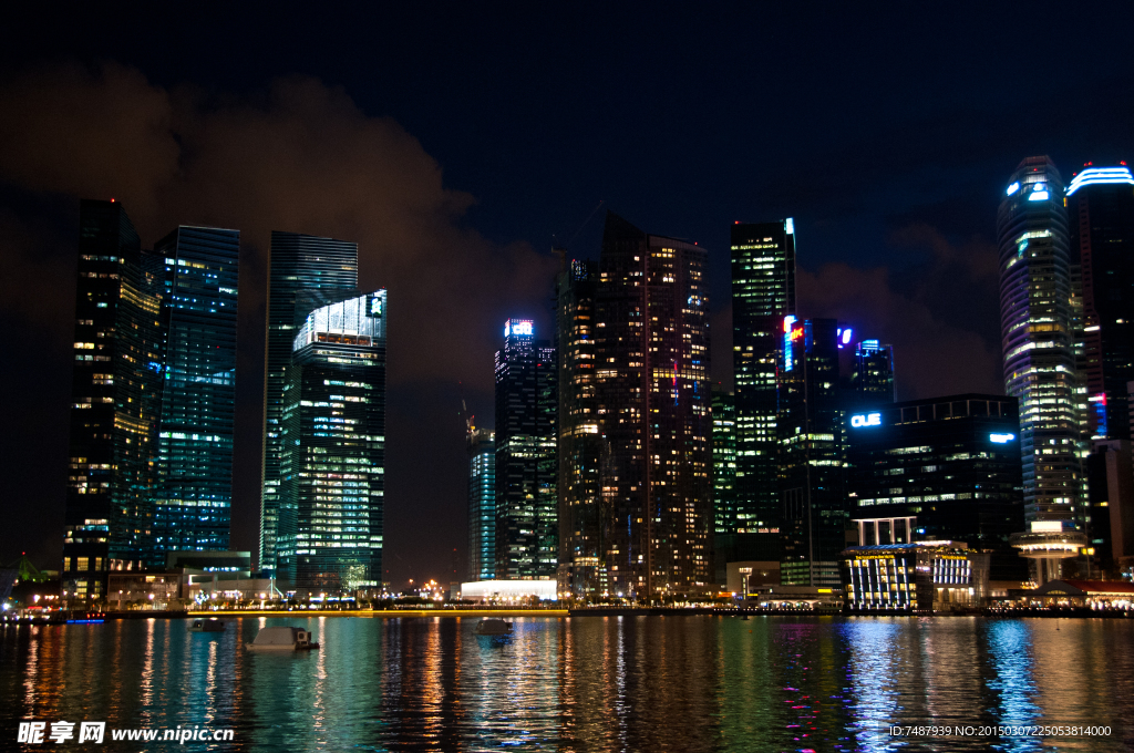 新加坡城市夜景