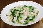 小青菜烩豆腐