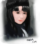 美女手绘