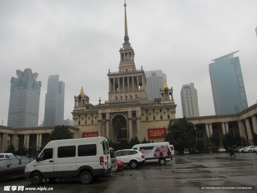 上海展览中心   欧式建筑