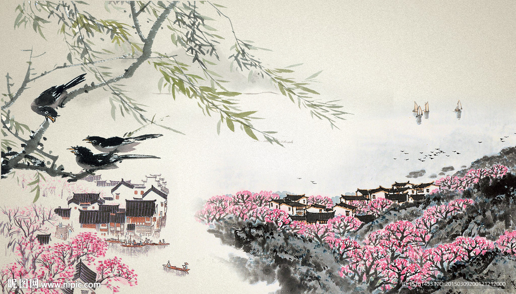 花鸟国画