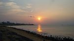海上落日