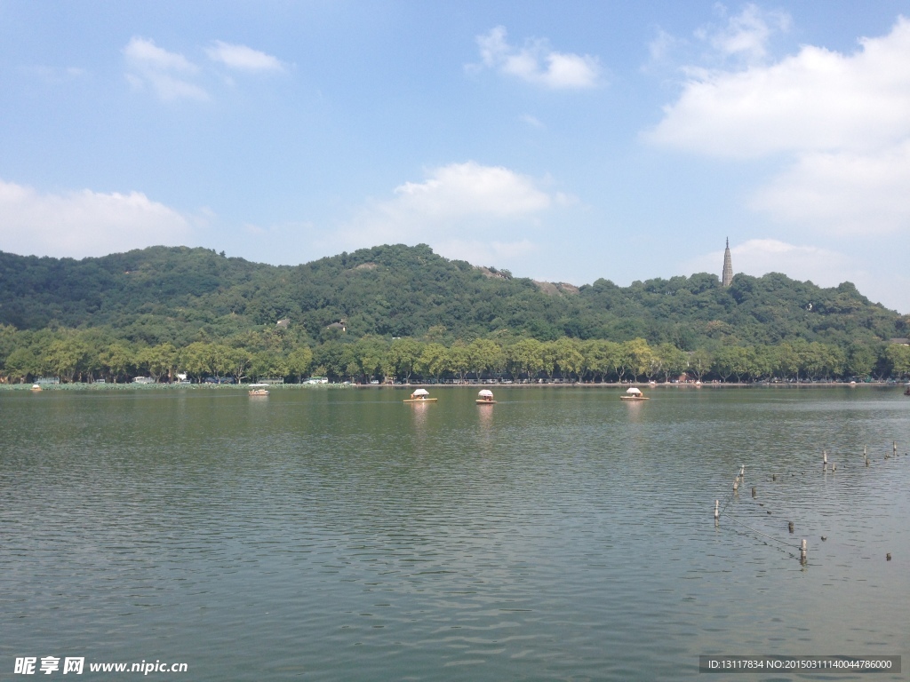 西湖山水风景
