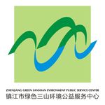 绿色三山logo