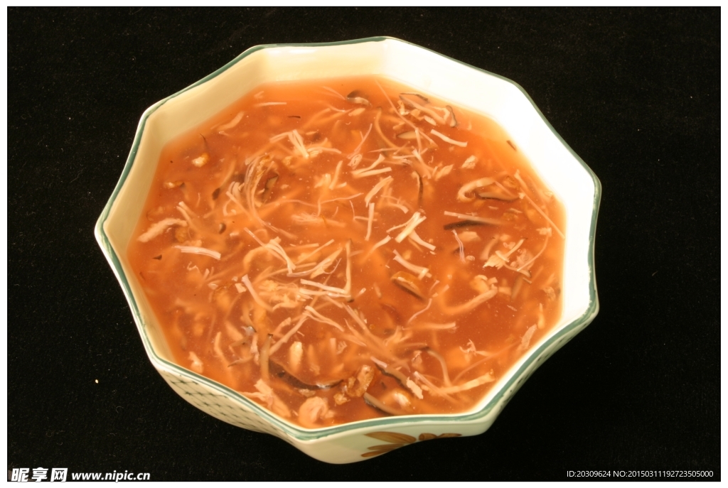 瑶柱火鸭丝羹