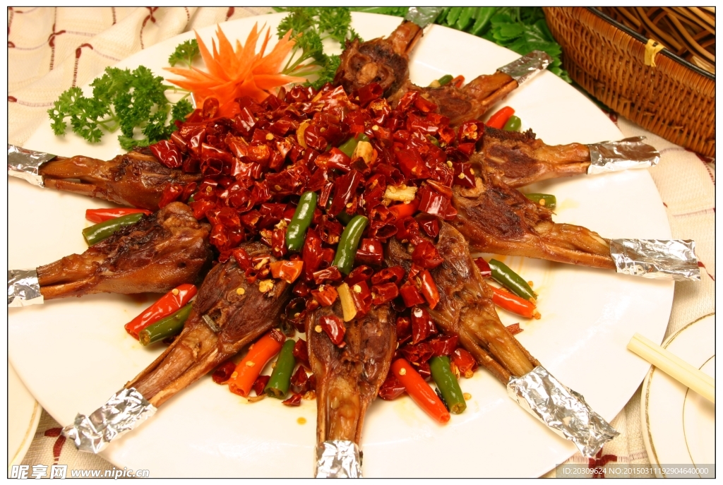 孜然鸭唇