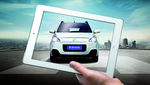 汽车  白色 IPAD 城市