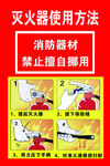 灭火器使用方法