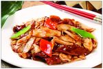 鲜菇炒牛柳