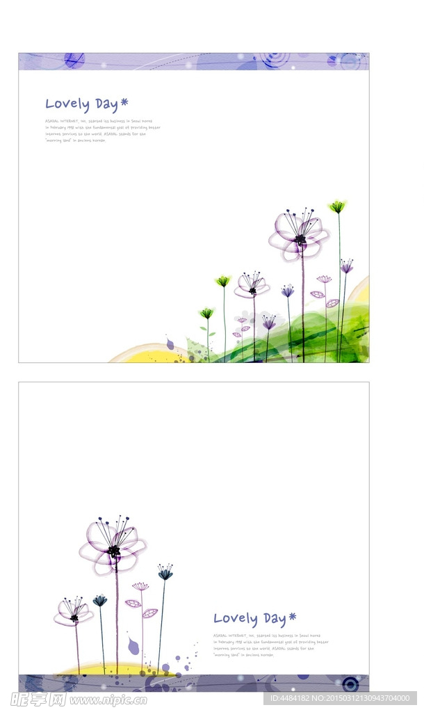精美矢量花纹