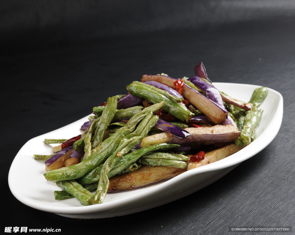茄子炒豆角
