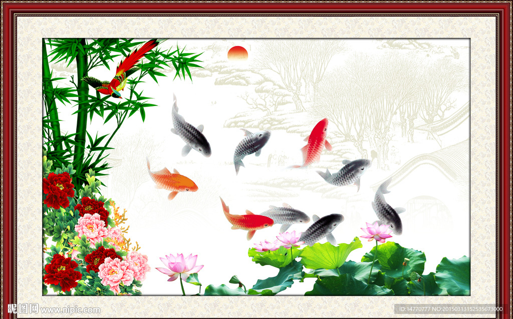 荷花图