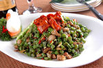 榄菜肉松四季豆