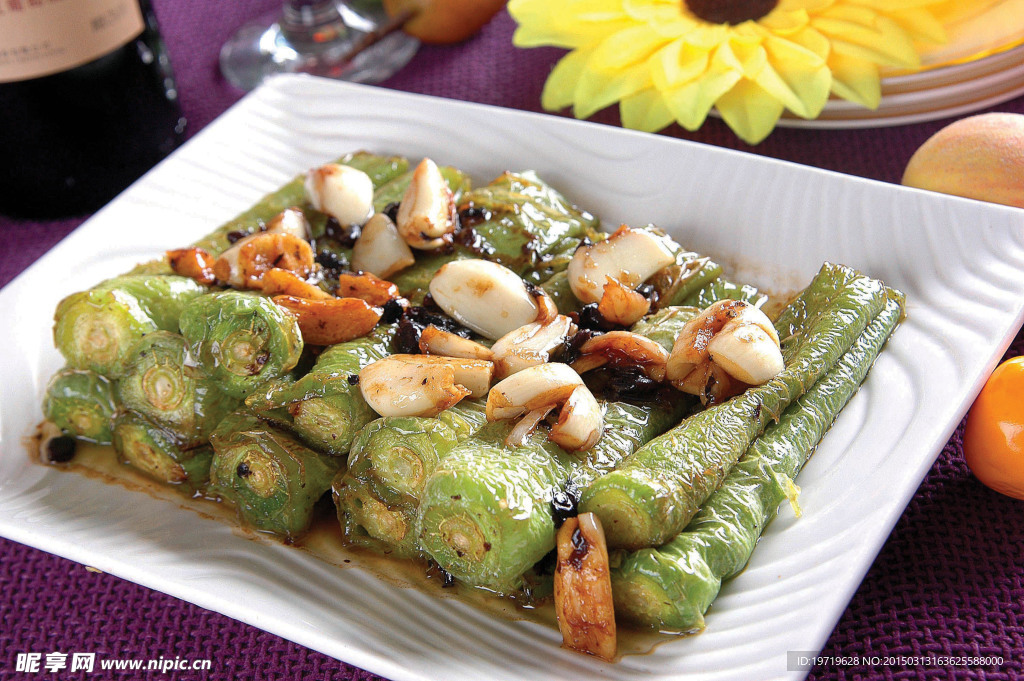豆豉虎皮尖椒