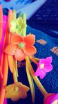 彩色花 假花
