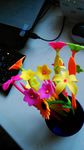 彩色花 假花