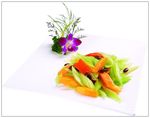 木瓜西芹炒腰豆