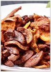 五花肉炒腰子