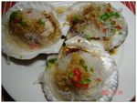 蒜蓉粉丝蒸扇贝