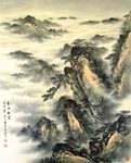 方继良山水画欣赏