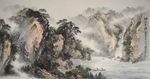 方继良山水画欣赏