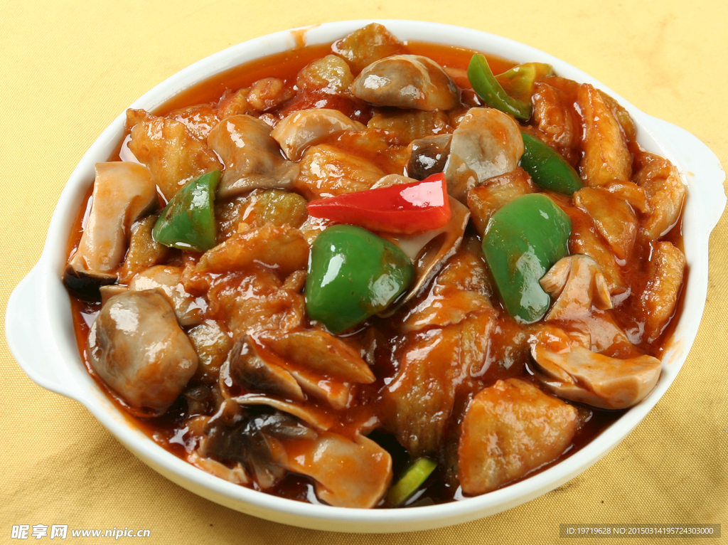 草菇炒茄子