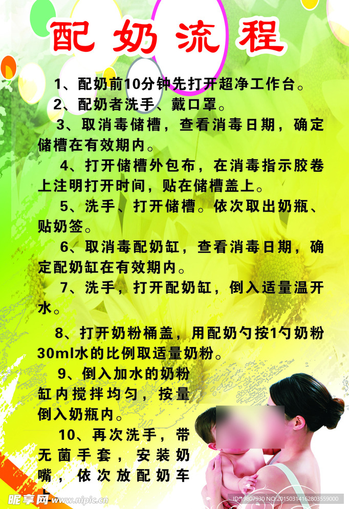 配奶流程版面
