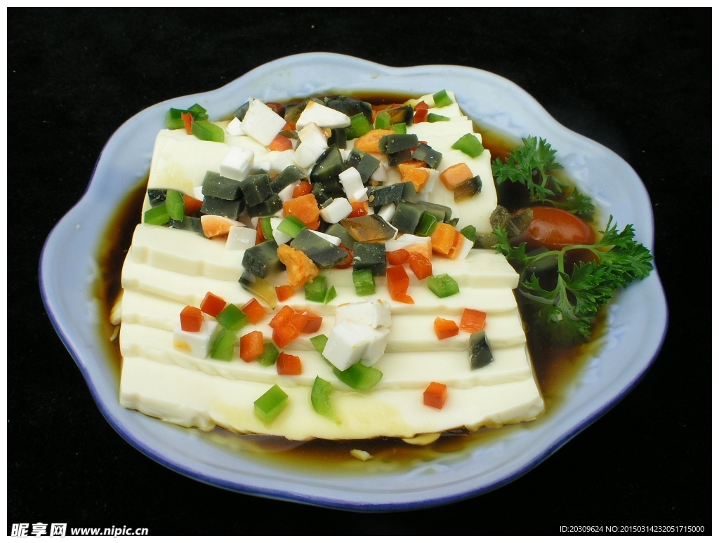 皮蛋豆腐（山水豆腐）