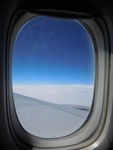 飞机窗外的天空
