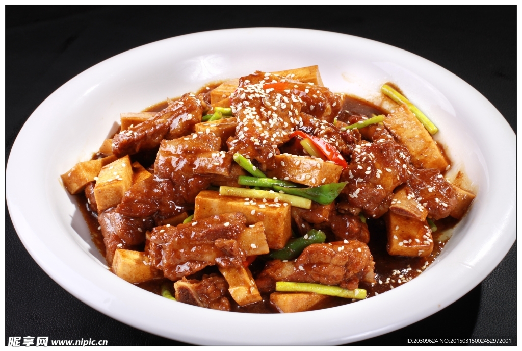 千叶豆腐焖排骨