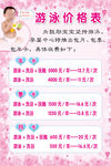 游泳价格表