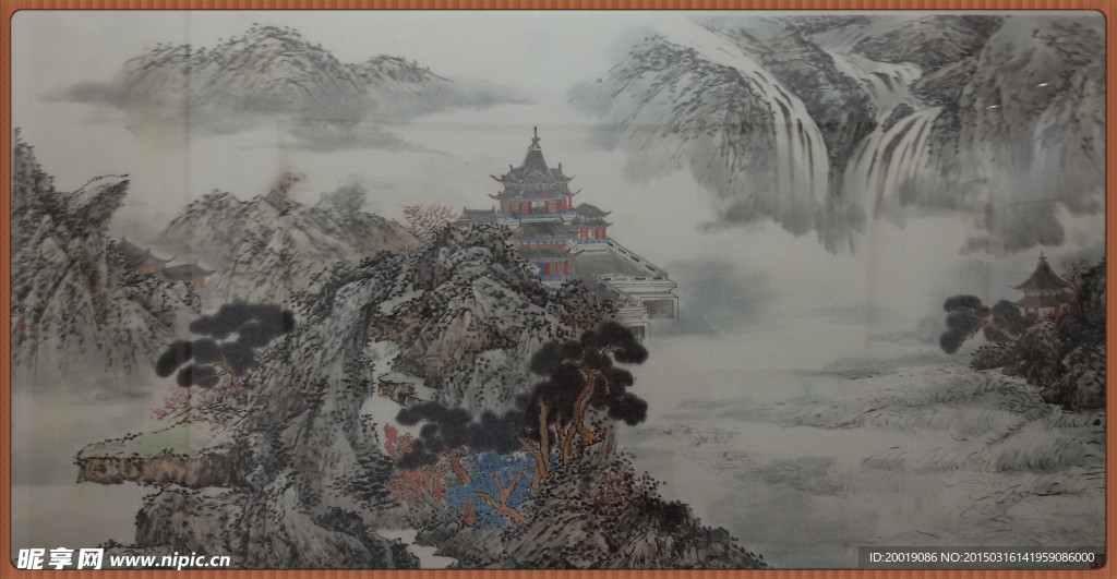 国画山水画