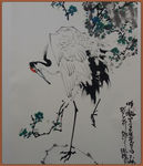 国画仙鹤