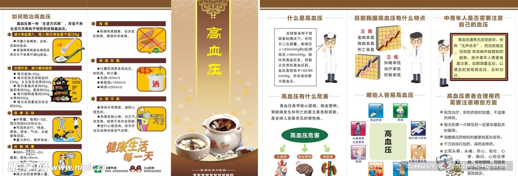 高血压三折页