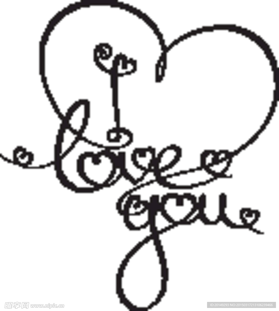 Iloveyou爱心设计